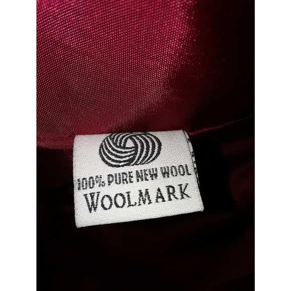 Pendleton-Wool Jacket-Red-Lined-Waist Coat/Blazer - Picture 7 of 10